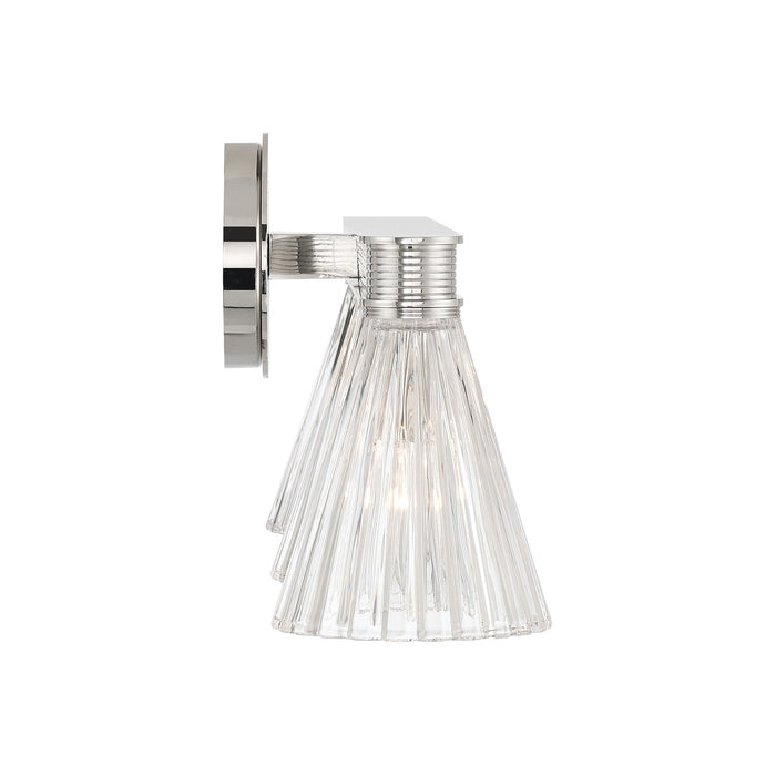Crystorama - LOT-703-PN - Three Light Bath - Lotus - Polished Nickel