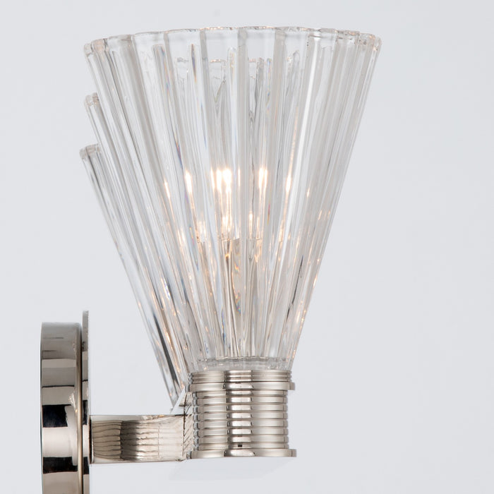 Crystorama - LOT-703-PN - Three Light Bath - Lotus - Polished Nickel