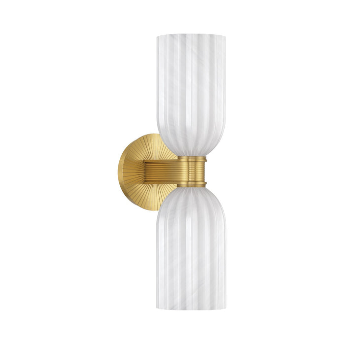 Crystorama - LOT-712-LG - Two Light Wall Sconce - Lotus - Luxe Gold