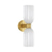 Crystorama - LOT-712-LG - Two Light Wall Sconce - Lotus - Luxe Gold