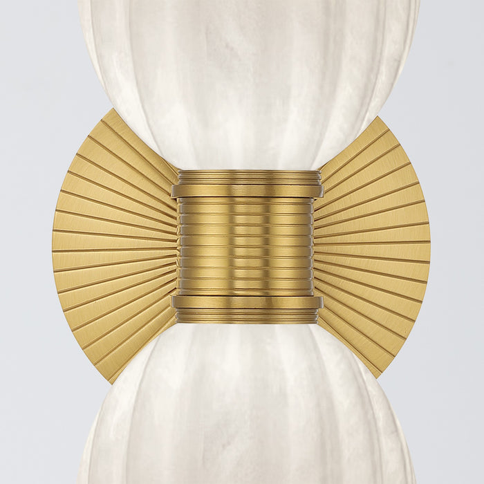 Crystorama - LOT-712-LG - Two Light Wall Sconce - Lotus - Luxe Gold