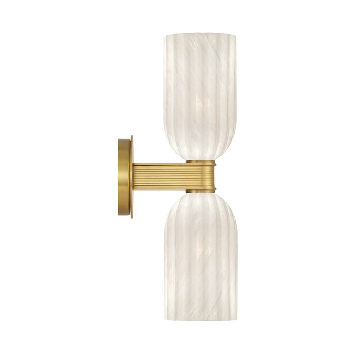 Crystorama - LOT-712-LG - Two Light Wall Sconce - Lotus - Luxe Gold