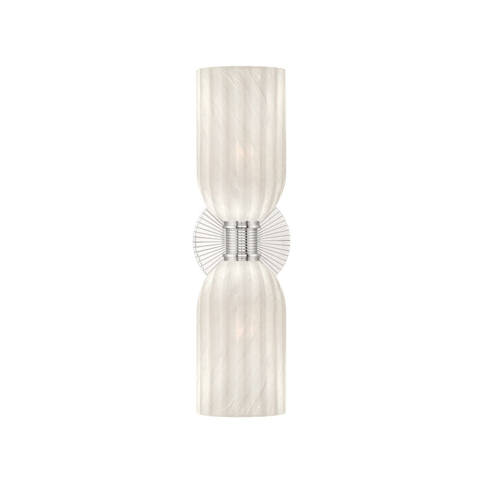 Crystorama - LOT-712-PN - Two Light Wall Sconce - Lotus - Polished Nickel