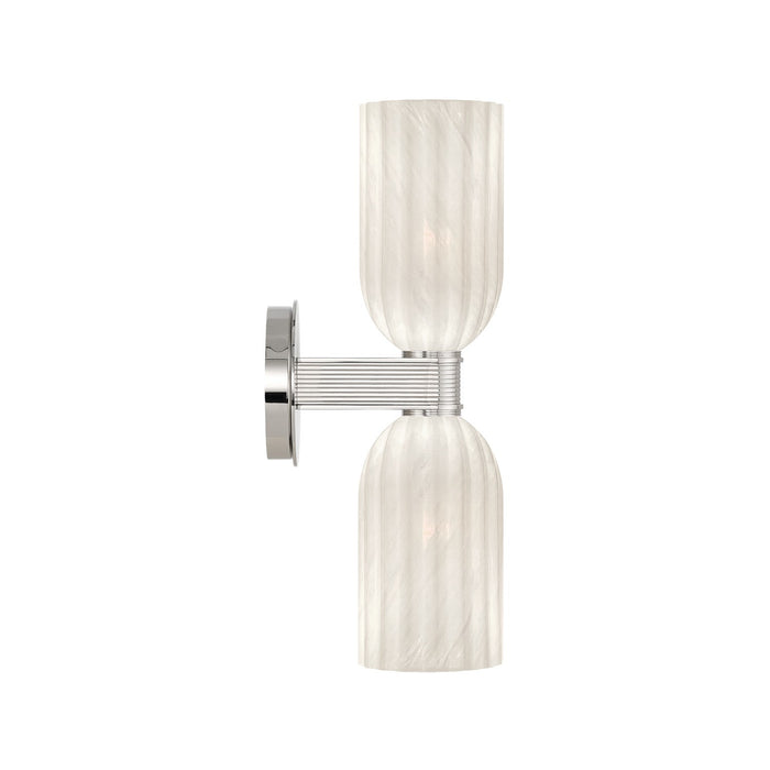 Crystorama - LOT-712-PN - Two Light Wall Sconce - Lotus - Polished Nickel