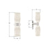 Crystorama - LOT-712-PN - Two Light Wall Sconce - Lotus - Polished Nickel