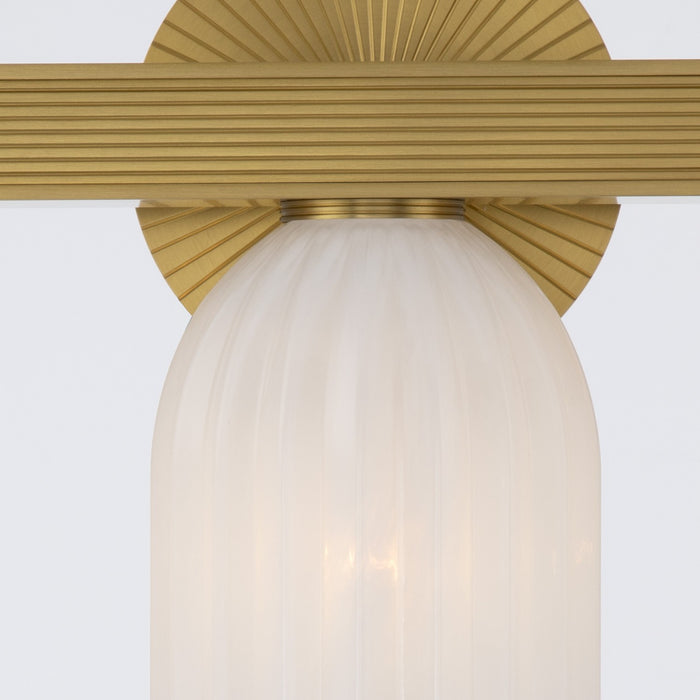 Crystorama - LOT-713-LG - Three Light Bath - Lotus - Luxe Gold