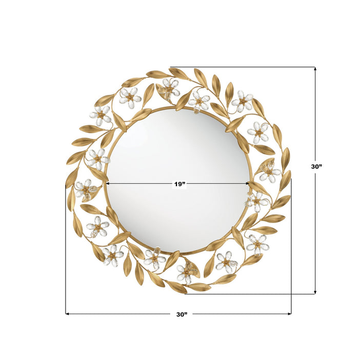 Crystorama - MSL-M030-GA - Mirror - Marselle - Antique Gold