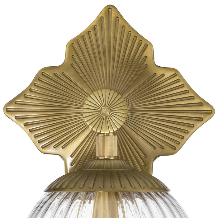 Crystorama - ORY-1001-AG-CL - One Light Wall Sconce - Orly - Aged Brass