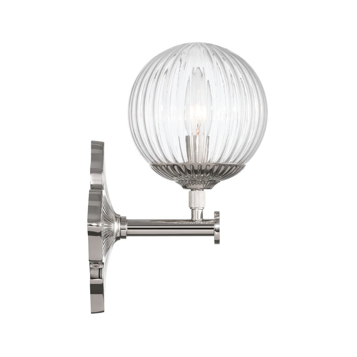 Crystorama - ORY-1001-PN-CL - One Light Wall Sconce - Orly - Polished Nickel