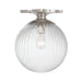 Crystorama - ORY-1003-PN-CL - One Light Semi Flush Mount - Orly - Polished Nickel