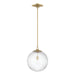 Crystorama - ORY-1007-AG-CL - One Light Pendant - Orly - Aged Brass