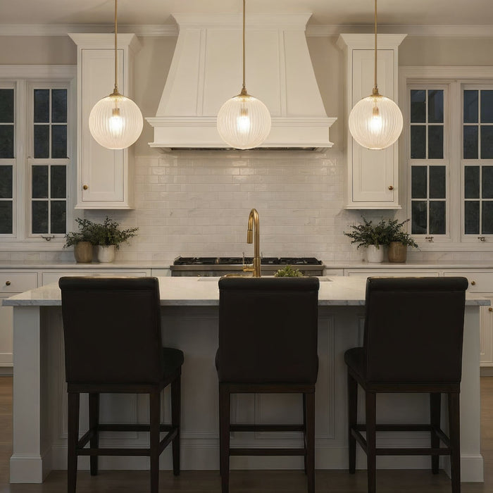 Crystorama - ORY-1007-AG-CL - One Light Pendant - Orly - Aged Brass