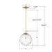 Crystorama - ORY-1007-AG-CL - One Light Pendant - Orly - Aged Brass