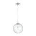 Crystorama - ORY-1007-PN-CL - One Light Pendant - Orly - Polished Nickel