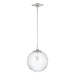 Crystorama - ORY-1007-PN-CL - One Light Pendant - Orly - Polished Nickel