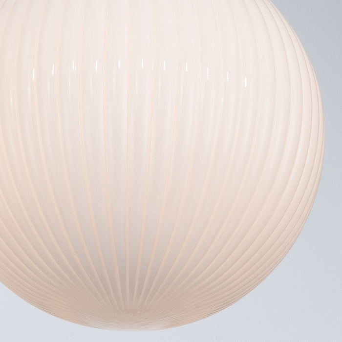 Crystorama - ORY-1007-PN-WH - One Light Pendant - Orly - Polished Nickel