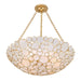 Crystorama - PAL-525-GA - Six Light Chandelier - Palla - Antique Gold