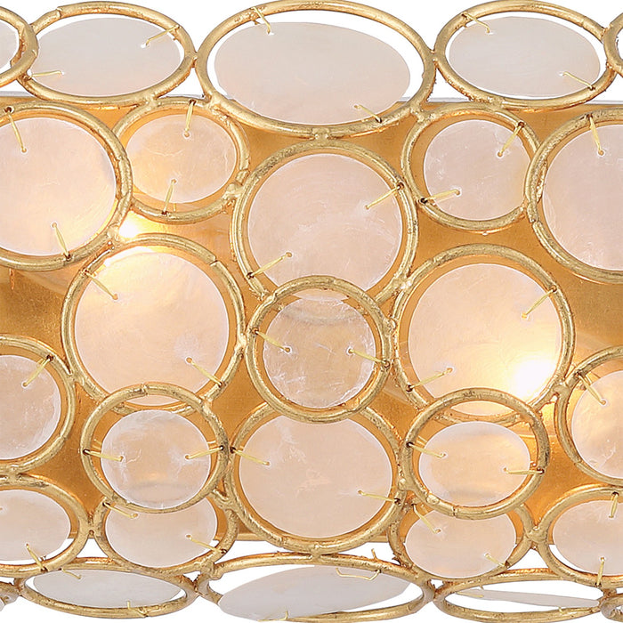 Crystorama - PAL-526-GA - Four Light Bath - Palla - Antique Gold