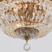 Crystorama - ROS-A1006-AG-CL-MWP - Five Light Chandelier - Roslyn - Aged Brass