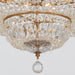 Crystorama - ROS-A1009-AG-CL-MWP - Nine Light Chandelier - Roslyn - Aged Brass