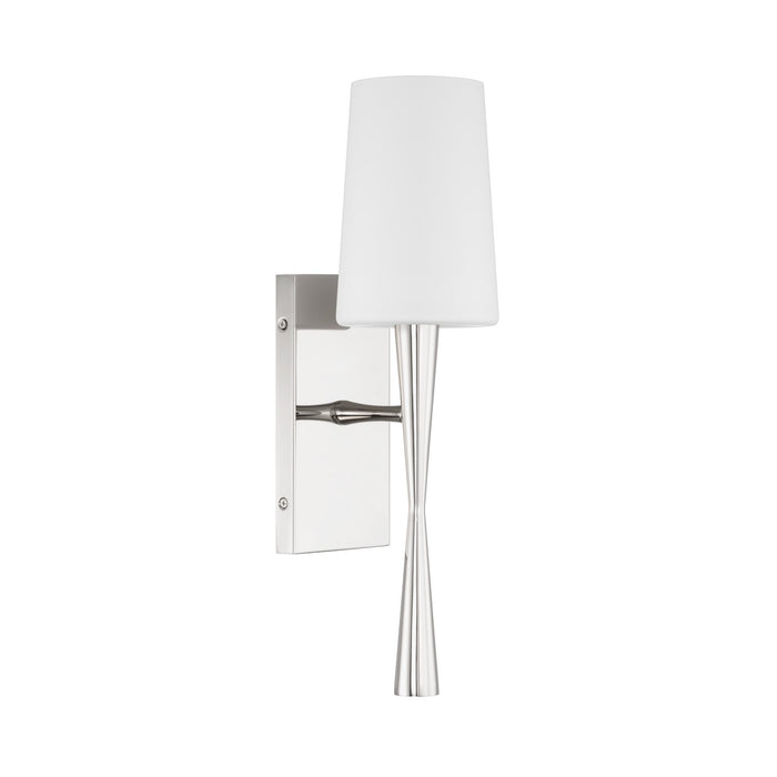 Crystorama - TRE-221-OP-PN - One Light Wall Sconce - Trenton - Polished Nickel
