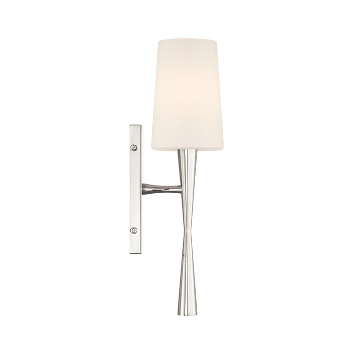 Crystorama - TRE-221-OP-PN - One Light Wall Sconce - Trenton - Polished Nickel