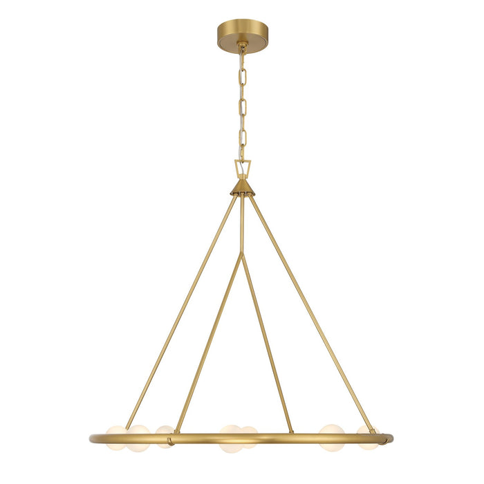 Crystorama - TRL-2805-LG - LED Chandelier - Terrell - Luxe Gold