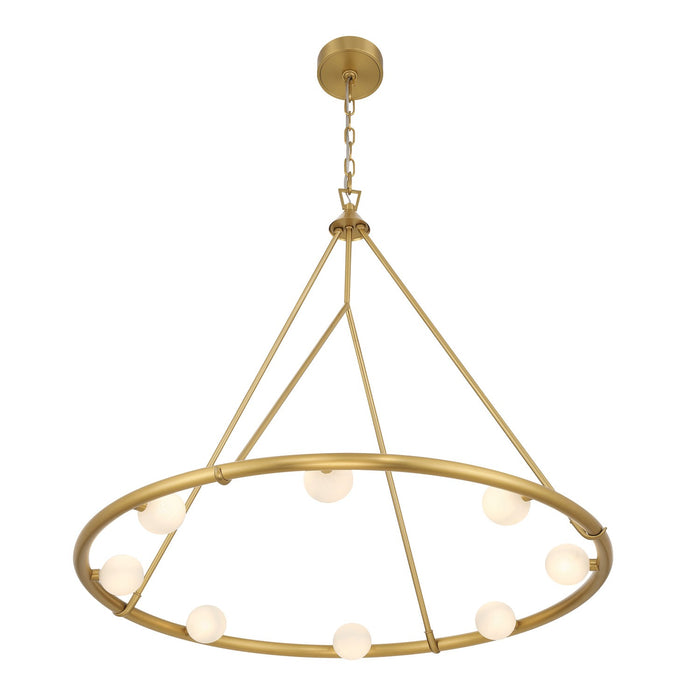 Crystorama - TRL-2805-LG - LED Chandelier - Terrell - Luxe Gold