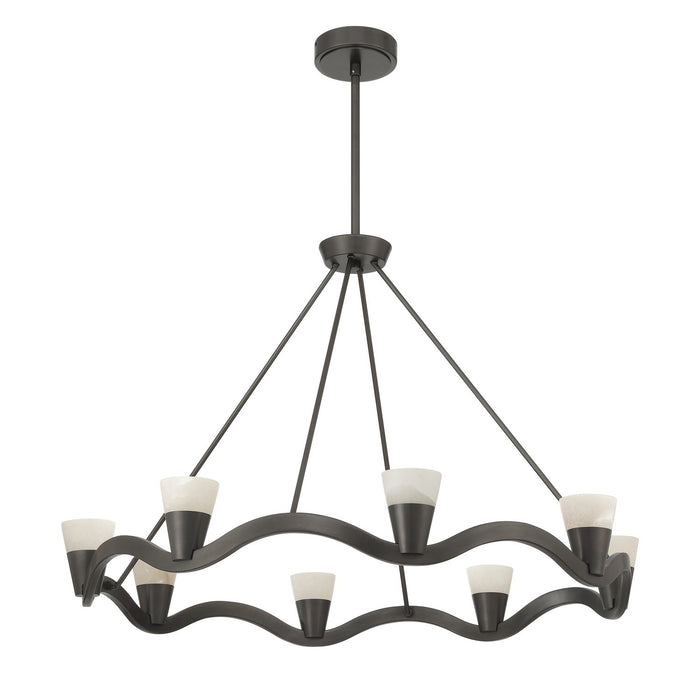 Crystorama - VNC-6508-NB - LED Chandelier - Vance - Bronze Noir