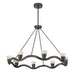 Crystorama - VNC-6508-NB - LED Chandelier - Vance - Bronze Noir