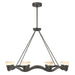 Crystorama - VNC-6508-NB - LED Chandelier - Vance - Bronze Noir