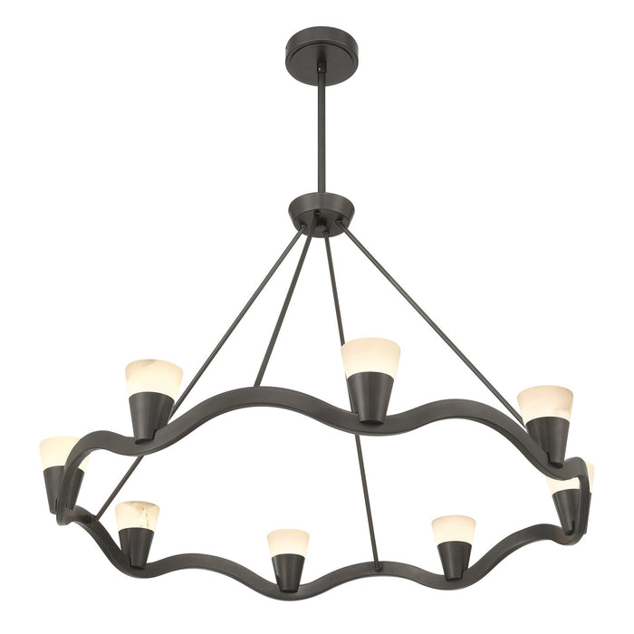Crystorama - VNC-6508-NB - LED Chandelier - Vance - Bronze Noir