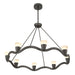 Crystorama - VNC-6508-NB - LED Chandelier - Vance - Bronze Noir