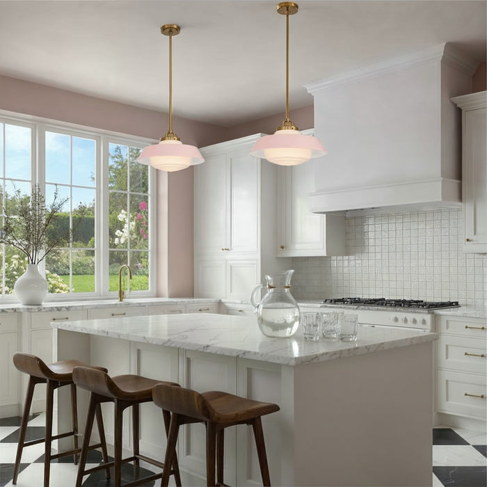 Crystorama - XAN-8006-VG-BH - One Light Pendant - Xander - Vibrant Gold