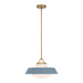 Crystorama - XAN-8006-VG-BL - One Light Pendant - Xander - Vibrant Gold