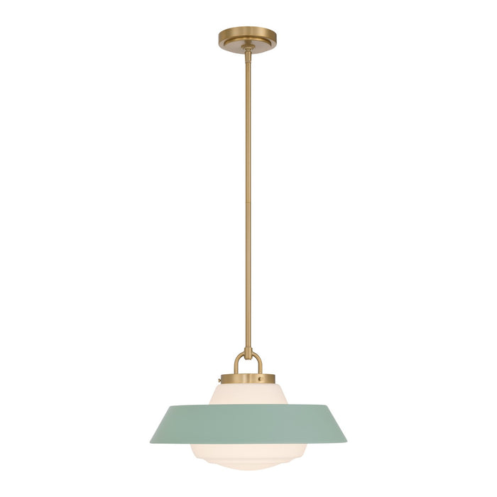 Crystorama - XAN-8006-VG-GR - One Light Pendant - Xander - Vibrant Gold