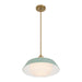 Crystorama - XAN-8006-VG-GR - One Light Pendant - Xander - Vibrant Gold