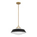 Crystorama - XAN-8006-VG-MK - One Light Pendant - Xander - Vibrant Gold