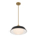 Crystorama - XAN-8006-VG-MK - One Light Pendant - Xander - Vibrant Gold