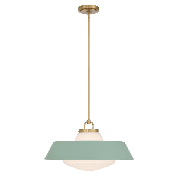 Crystorama - XAN-8009-VG-GR - Three Light Pendant - Xander - Vibrant Gold