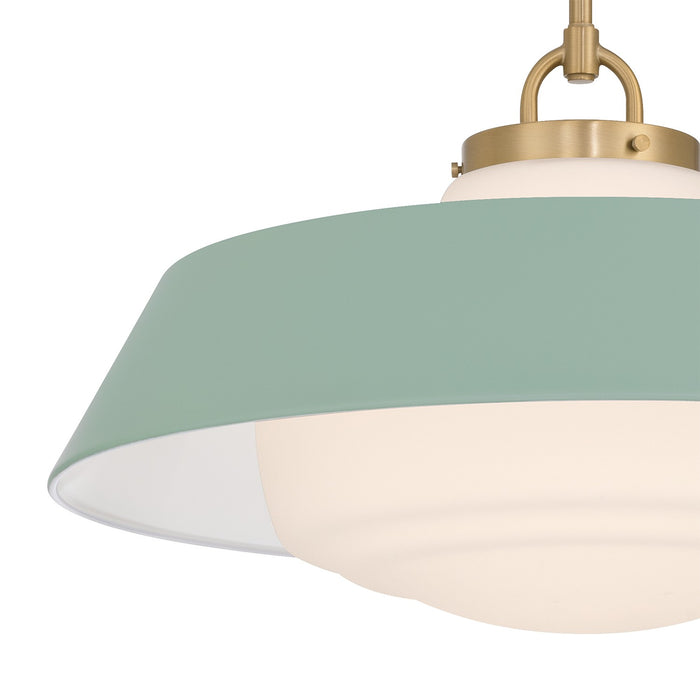 Crystorama - XAN-8009-VG-GR - Three Light Pendant - Xander - Vibrant Gold