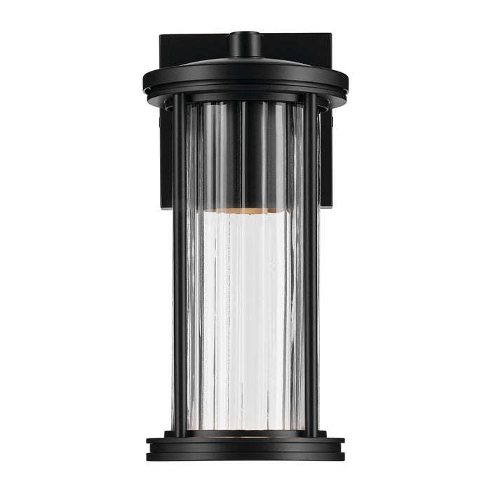 Kichler - 59022BKDS - One Light Outdoor Wall Mount - Barras - Black