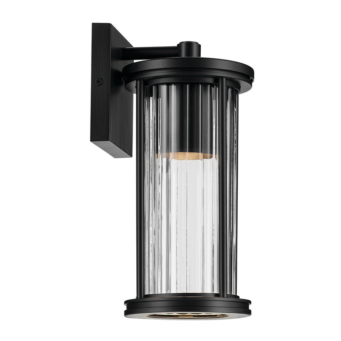 Kichler - 59022BKDS - One Light Outdoor Wall Mount - Barras - Black