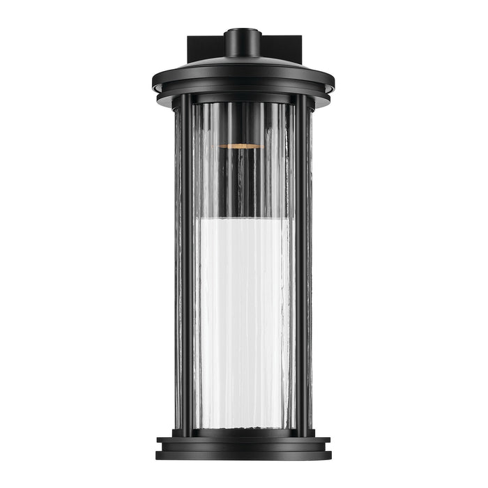 Kichler - 59024BKDS - One Light Outdoor Wall Mount - Barras - Black