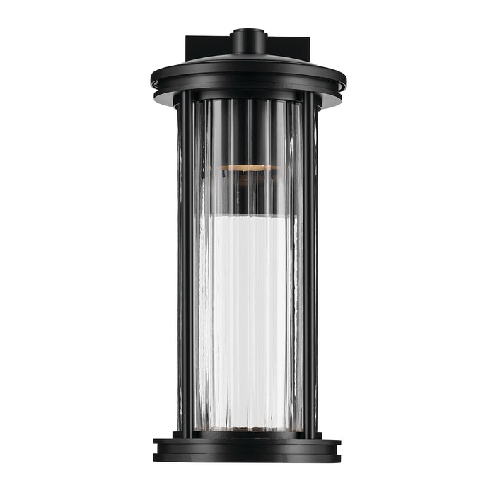 Kichler - 59023BKDS - One Light Outdoor Wall Mount - Barras - Black