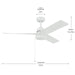 Kichler - 300375MWH - 52" Ceiling Fan - Spyn Lite - Matte White