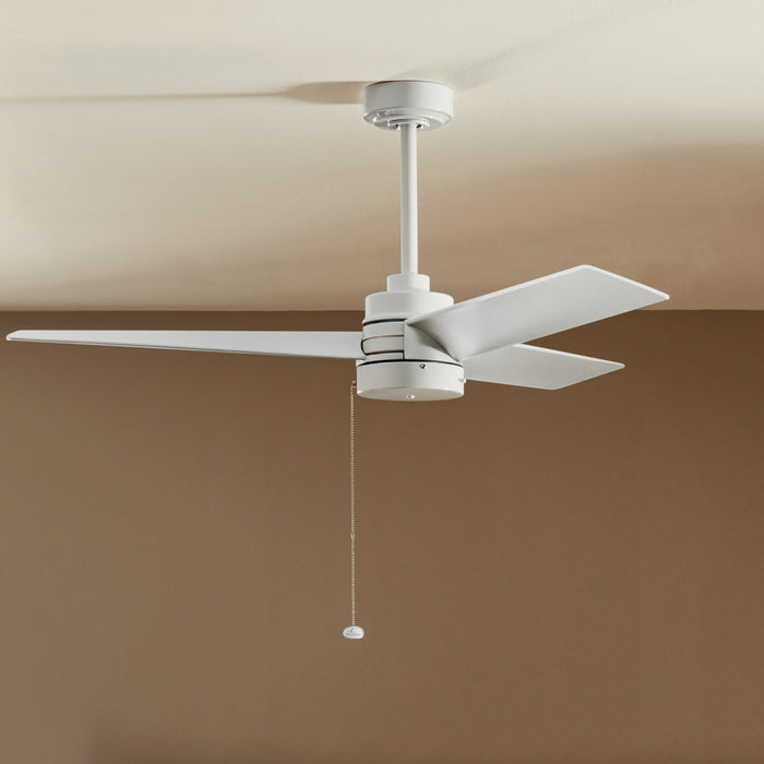 Kichler - 300375MWH - 52" Ceiling Fan - Spyn Lite - Matte White