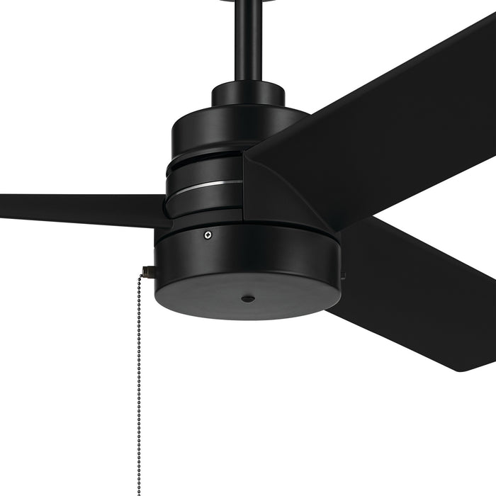 Kichler - 300375BK - 52" Ceiling Fan - Spyn Lite - Black
