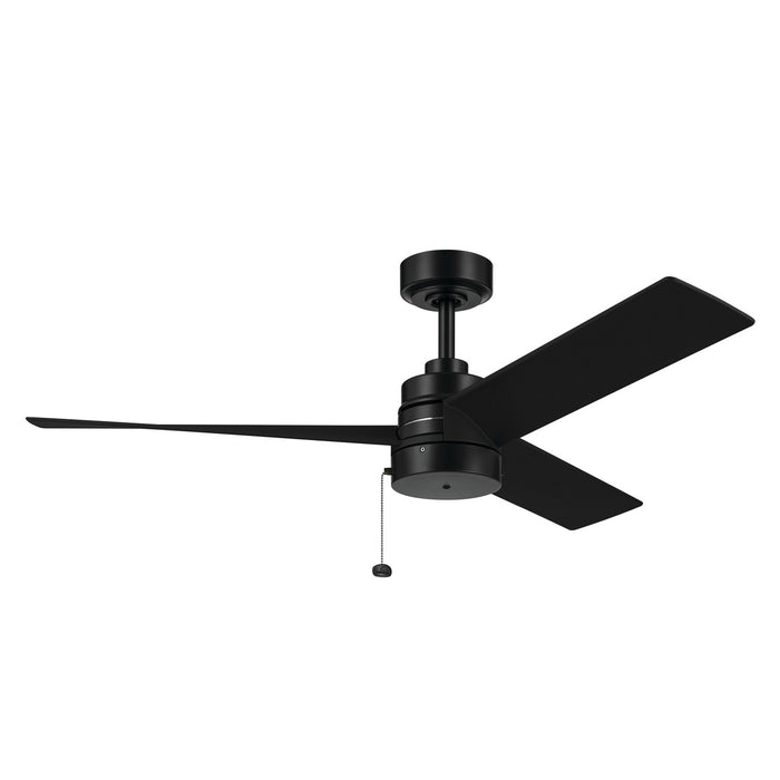 Kichler - 300375BK - 52" Ceiling Fan - Spyn Lite - Black