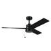 Kichler - 300375BK - 52" Ceiling Fan - Spyn Lite - Black